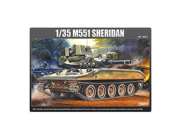 ACADEMY 13011 US AIRBORNE M551 SHERIDAN 1:35 Kit Modellino