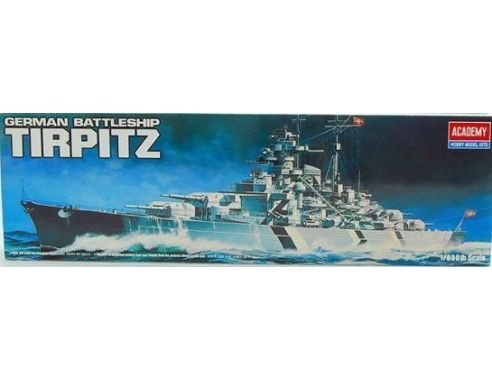 ACADEMY 1438 GERMAN BATTLESHIP TIRPITZ 1:800 Kit Modellino