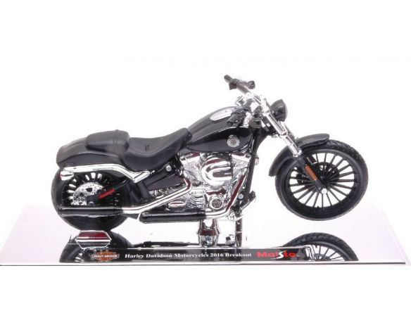 Maisto MI16944 HARLEY DAVIDSON 2016 BREAKOUT BLACK 1:18 Modellino