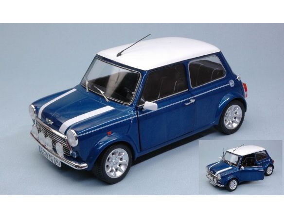 Solido SL1800601 MINI COOPER SPORT 1997 BLUE 1:18 Modellino