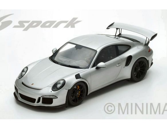 Spark Model S12008 PORSCHE 991 GT3 RS 2016 SILVER 1:12 Modellino