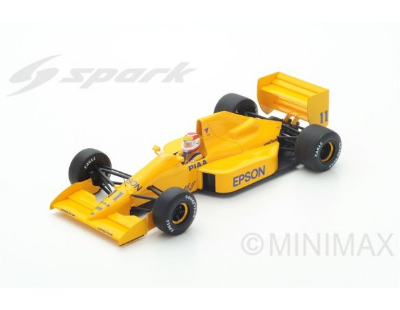 Spark Model S18231 LOTUS 101 N.PIQUET 1989 N.11 4th BRITISH GP 1:18 Modellino
