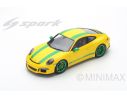Spark Model S18259 PORSCHE 991 R 2016 YELLOW/GREEN 1:18 Modellino