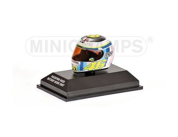 Minichamps PM397070066 CASCO V.ROSSI 2007 ASSEN 1:8 Modellino