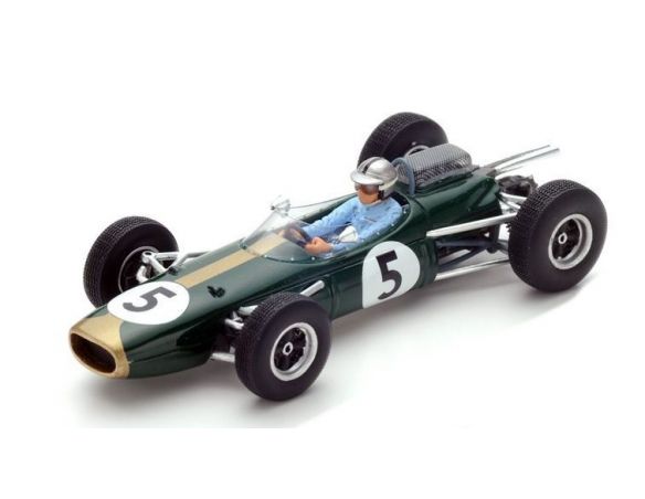 Spark Model S5251 BRABHAM BT7 J.BRABHAM 1964 N.5 RETIRED MONACO GP 1:43 Modellino