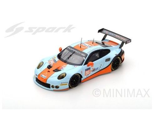 Spark Model S5839 PORSCHE 911 RSR N.86 39th LM 2017 WAINWRIGHT-BARKER-FOSTER 1:43 Modellino