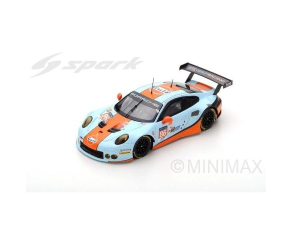 Spark Model S5839 PORSCHE 911 RSR N.86 39th LM 2017 WAINWRIGHT-BARKER-FOSTER 1:43 Modellino