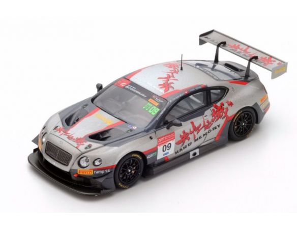 Spark Model SP178 BENTLEY GT3 N.09 CHINA GT CHAMPIONSHIP 2017 H.GENG-A.IMPERATORI 1:43 Modellino