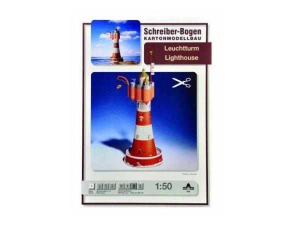 SCHREIBER BOGEN 6046 LIGHTHOUSE 1:50 KIT Modellino