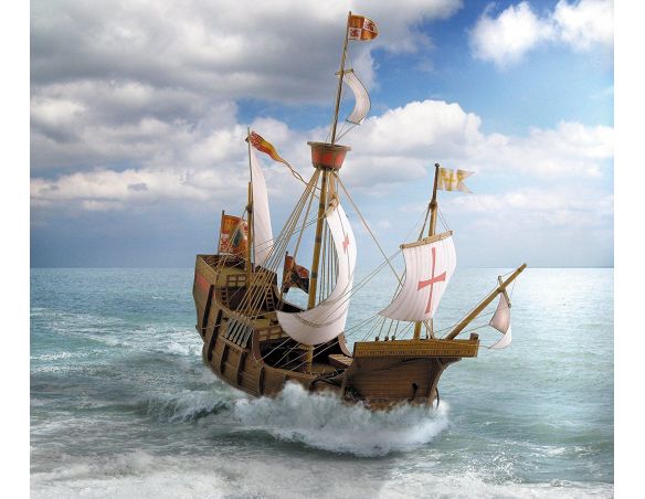 SCHREIBER BOGEN 648 SANTA MARIA 1:100 KIT Modellino