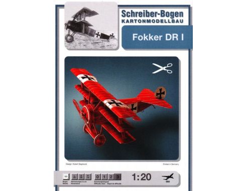 SCHREIBER BOGEN 666 FOKKER DR I KIT Modellino