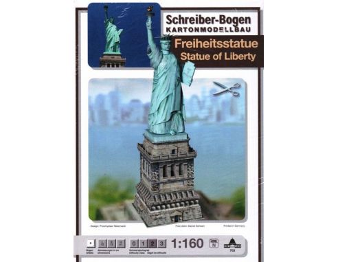 SCHREIBER BOGEN 703 STATUA DELLA LIBERTA' 1:160 KIT Modellino
