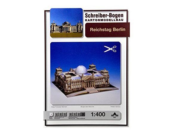 SCHREIBER BOGEN 642 REICHSTAG BERLIN 1:400 KIT Modellino