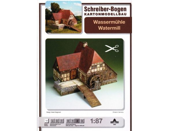 SCHREIBER BOGEN 565 MULINO 1:87 KIT Modellino