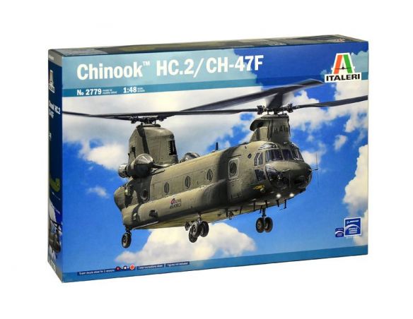Italeri IT2779 CHINOOK HC.2 CH-47F KIT 1:48 Modellino
