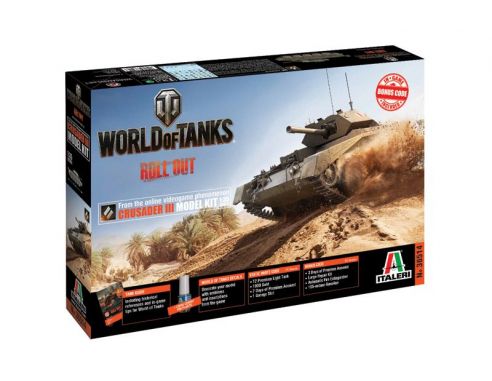 Italeri IT36514 WORLD OF TANKS CRUSADER III KIT 1:35 Modellino