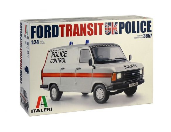 Italeri IT3657 FORD TRANSIT UK POLICE KIT 1:24 Modellino