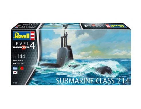 Revell RV05153 SUBMARINE CLASS 214  KIT 1:144 Modellino