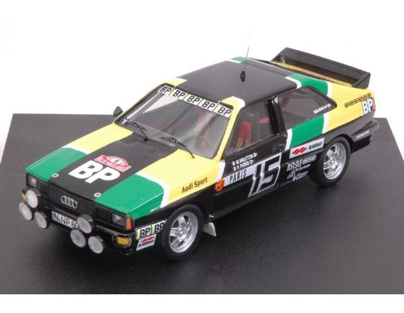 Trofeu TF1614 AUDI QUATTRO N.15 SAND IN FUEL M.CARLO 1981 MOUTON-ARRII RE-EDIT.1:43 Modellino