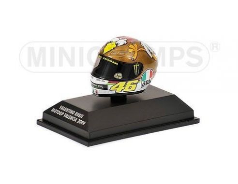 Minichamps PM398090066 CASCO V.ROSSI 2009 VALENCIA 1:8 Modellino