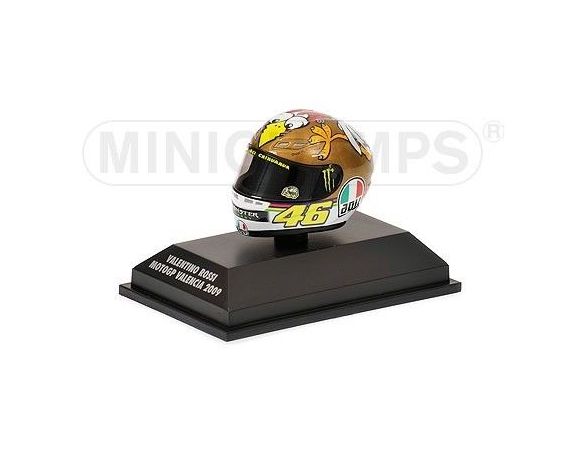 Minichamps PM398090066 CASCO V.ROSSI 2009 VALENCIA 1:8 Modellino