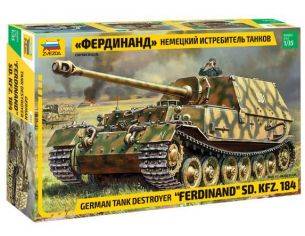 Zvezda Z3653 FERDINAND SD.KFZ 184  KIT 1:35 Modellino