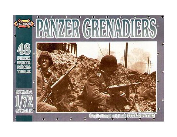 Atlantic ATL019 PANZER GRENADIERS KIT 1:72 Modellino