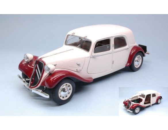 Solido SL1800901 CITROEN TRACTION 11CV 1938 CREAM/BROWN 1:18 Modellino