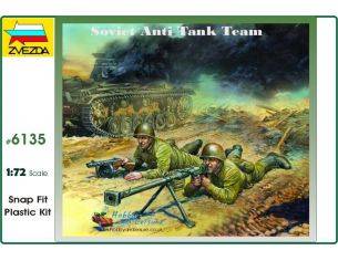 Zvezda Z6135 SOVIET ANTI TANK TEAM WWII KIT 1:72 Modellino