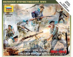 Zvezda Z6146 SOVIET NAVAL INFANTRY KIT 1:72 Modellino