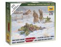 Zvezda Z6220 SOVIET MACHINE GUN W/CREW 1941-43 (WINTER) KIT 1:72 Modellino