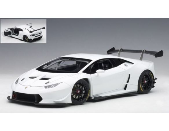 AUTOART AA81557 LAMBORGHINI HURACAN SUPER TROFEO 2015 BIANCO ISIS 1:18 Modellino