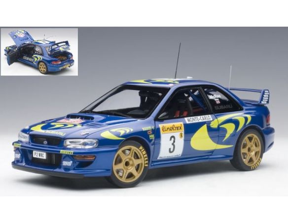 Auto Art / Gateway AA89790 SUBARU IMPREZA WRC N.3 ACCIDENT MONTE CARLO 1997 C.MC RAE-N.GRIST 1:18 Modellino