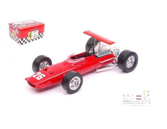 Solido SL4601 FERRARI V12 F1 J.ICKX 1968 N.26 WINNER FRENCH GP METAL BOX 1:43 Modellino