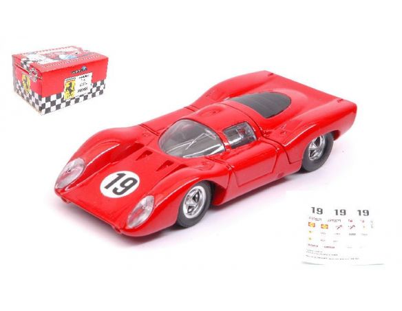 Solido SL4602 FERRARI 312 P N.19 ACCIDENT LM 1969 C.AMON-P.SCHETTY METAL BOX 1:43 Modellino