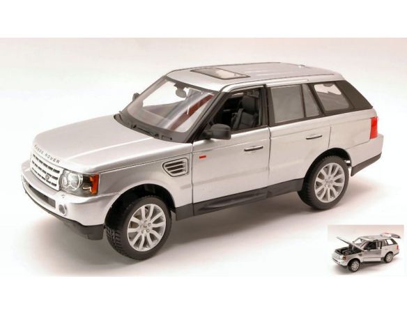 Maisto MI31135S RANGE ROVER SPORT 2006 SILVER 1:18 Modellino