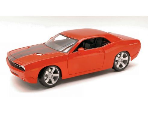 Maisto MI36138OR DODGE CHALLENGER 2006 ORANGE MET.1:18 Modellino