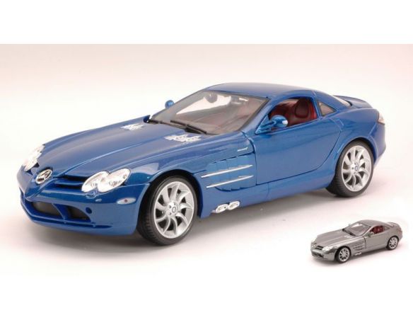 Maisto MI36653BL MERCEDES SLR MC LAREN BLUE 1:18 Modellino