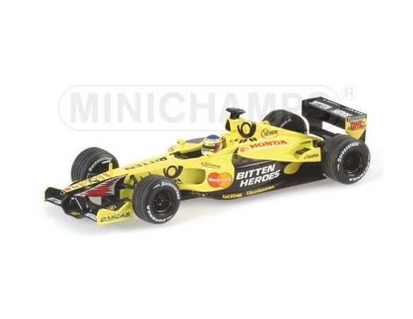 Minichamps PM400010012 JORDAN J.TRULLI 2001 1:43 Modellino