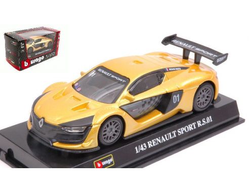 BBURAGO BU38021Y RENAULT SPORT R.S. 01 INTERCEPTOR YELLOW 1:43 Modellino