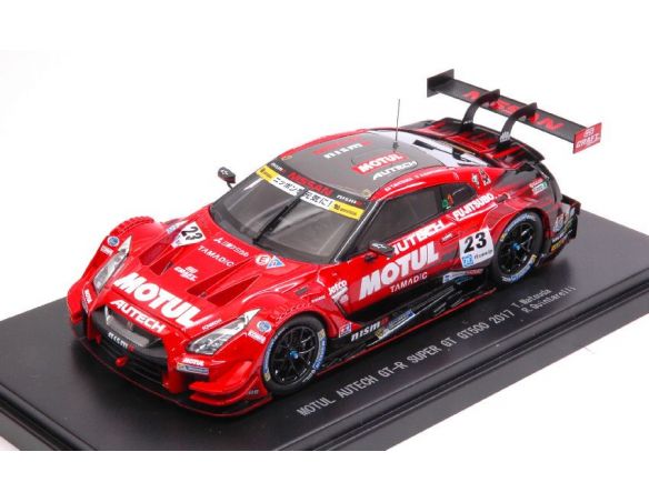 Ebbro EB45510 NISSAN GT-R N.23 WINNER MOTEGI SUPER GT500 2017 MATSUDA-QUINTARELLI 1:43 Modellino