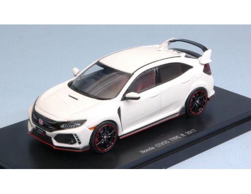 Ebbro EB45572 HONDA CIVIC TYPE R 2017 WHITE 1:43 Modellino