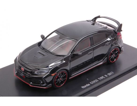 Ebbro EB45573 HONDA CIVIC TYPE R 2017 BLACK 1:43 Modellino