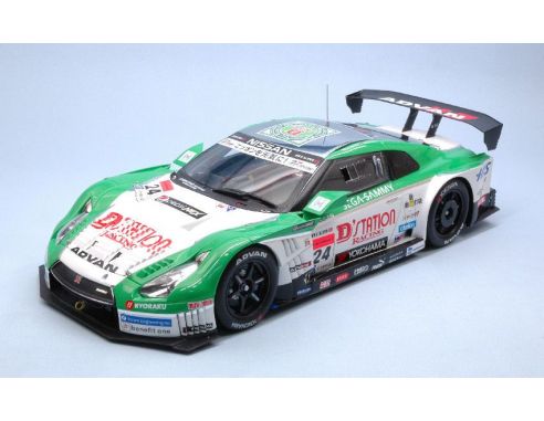 Ebbro EB81008 NISSAN GT-R N.24 SUPER GT500 2013 M.KRUMM-H.YASUDA (NO DOORS) 1:18 Modellino