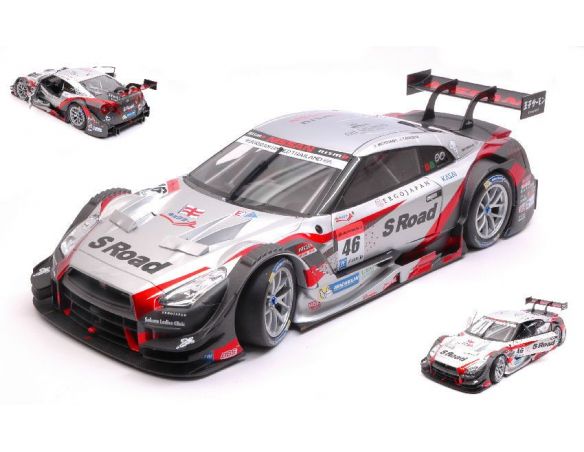 Ebbro EB81024 NISSAN GT-R N.46 WINNER THAILAND SUPER GT500 2015 MOTOYAMA-YANAGIDA 1:18 Modellino