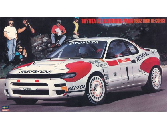 Hasegawa HG20291 TOYOTA CELICA TURBO 4WD TOUR DE CORSE 1992 KIT 1:24 Modellino