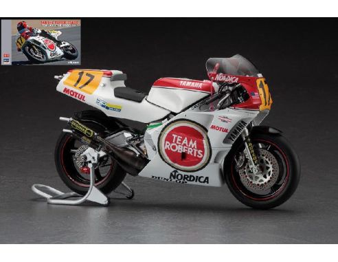 Hasegawa HG21707 YAMAHA YZR500 N.17 W.RAINEY 1988 TEAM ROBERTS KIT 1:12 Modellino