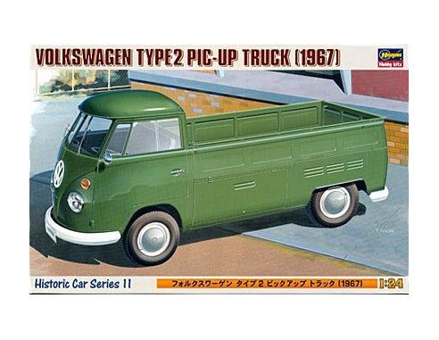 Hasegawa HGHC11 VW TYPE 2 MICROBUS 1963 23 WINDOWS KIT 1:24 Modellino