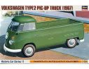 Hasegawa HGHC11 VW TYPE 2 MICROBUS 1963 23 WINDOWS KIT 1:24 Modellino