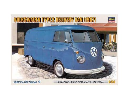 Hasegawa HGHC9 VW TYPE 2 DELIVERY VAN 1967 KIT 1:24 Modellino